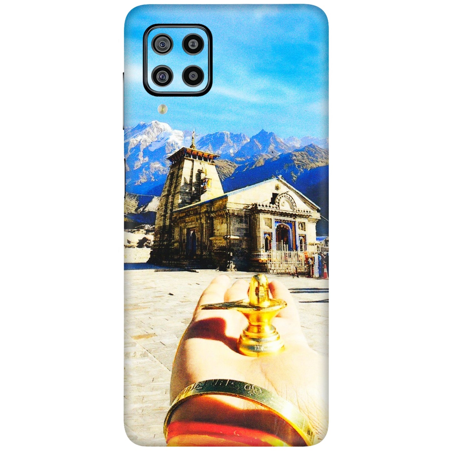 Samsung M/F/Note/Flip and C Phone Skins (All Models) - Beauty of Kedarnath - 3D Embossed Finish (L-108) Samsung Galaxy F22