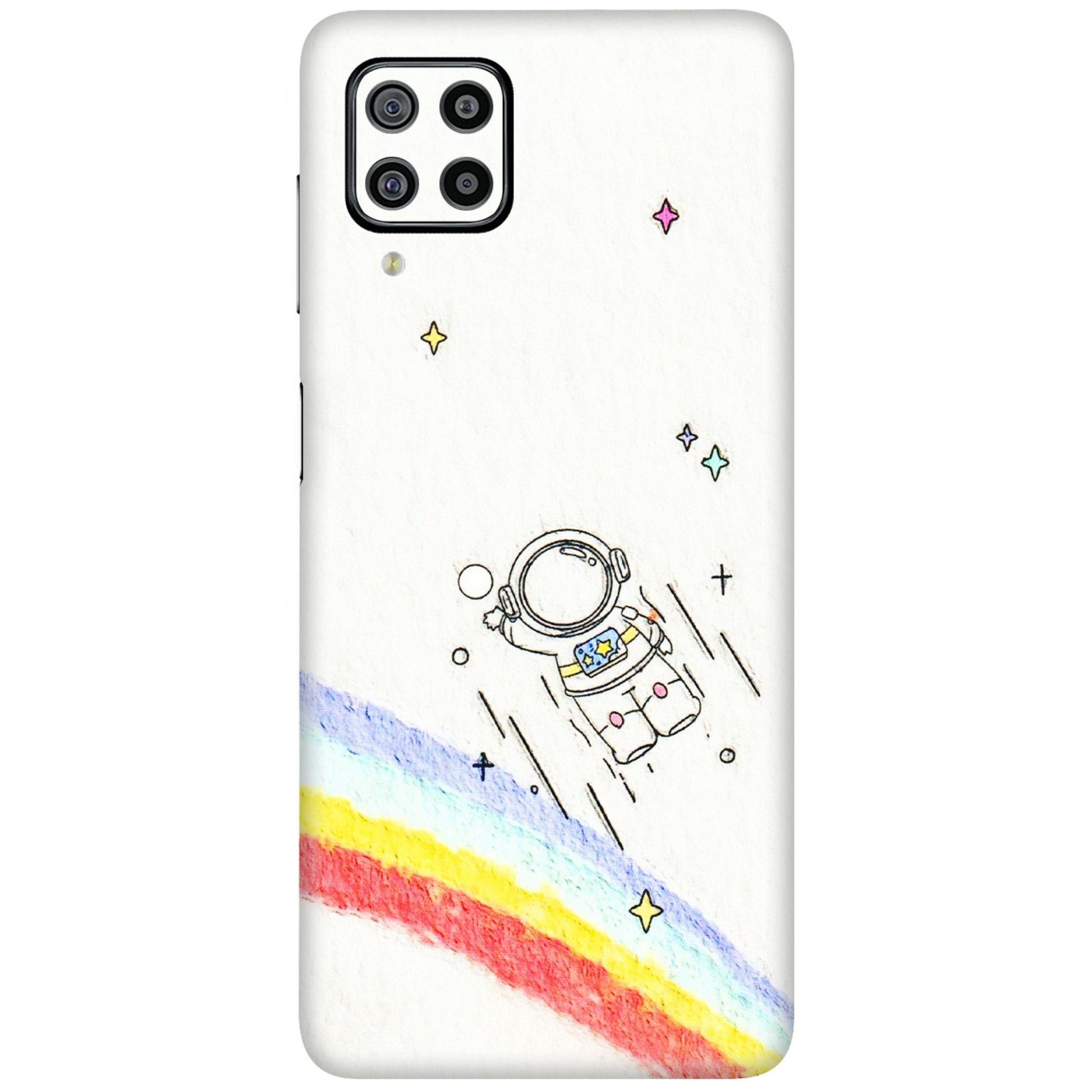 Samsung M/F/Note/Flip and C Phone Skins (All Models) - Milkyway Astronaut - 3D Embossed Finish (L-110) Samsung Galaxy F22