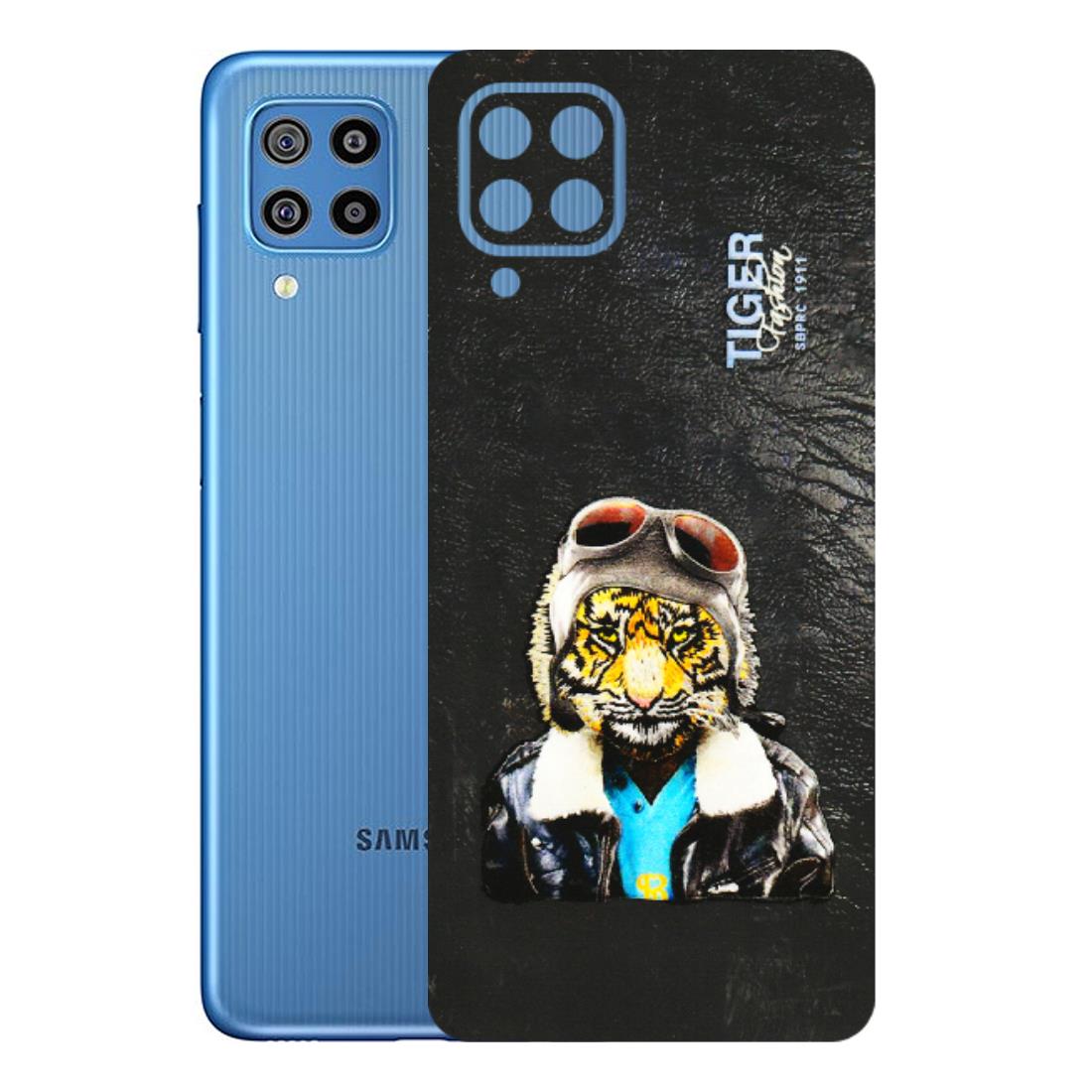 Samsung M/F/Note/Flip and C Phone Skins (All Models) - Rider Tiger - 3D Embossed Finish (L-113) Samsung Galaxy F22