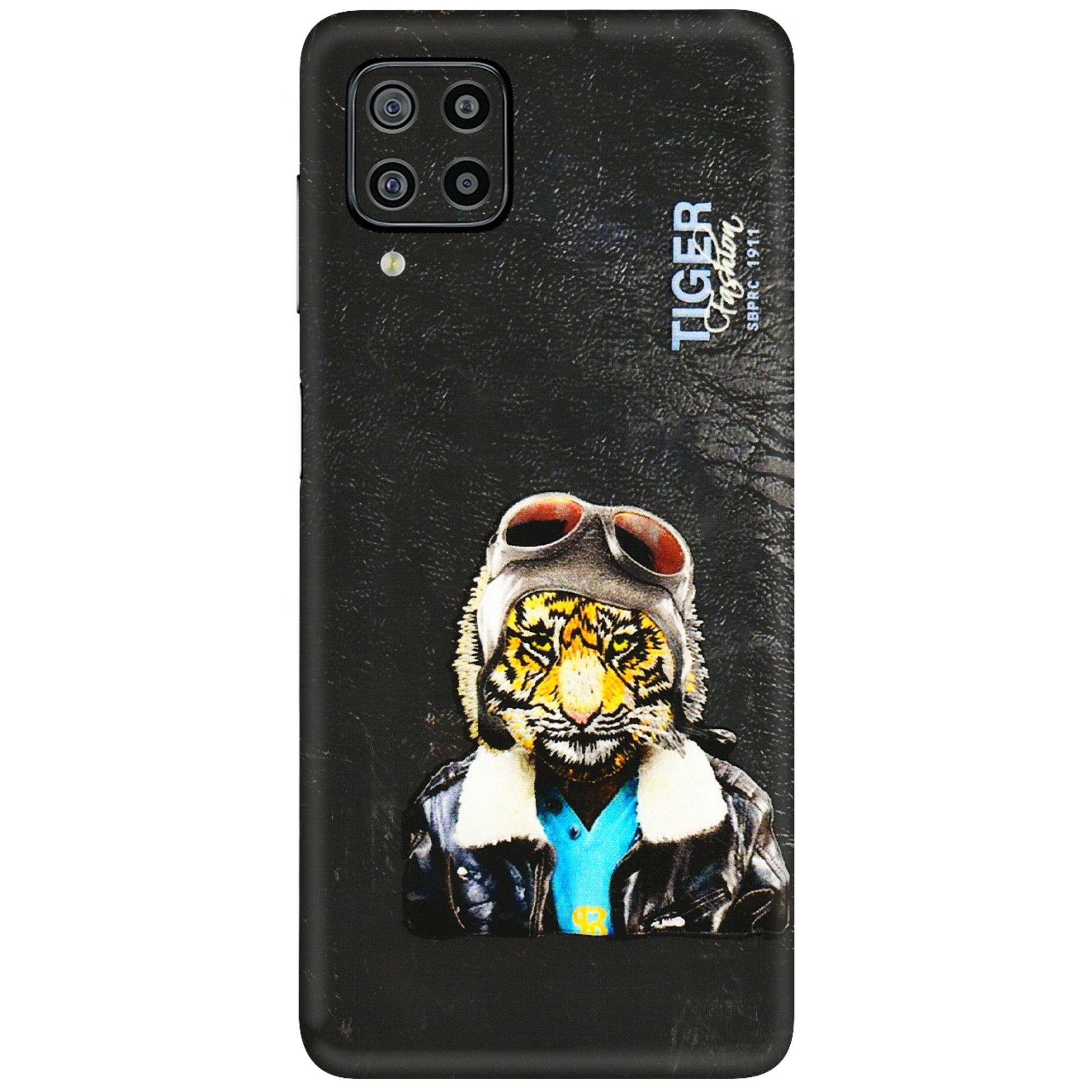 Samsung M/F/Note/Flip and C Phone Skins (All Models) - Rider Tiger - 3D Embossed Finish (L-113) Samsung Galaxy F22