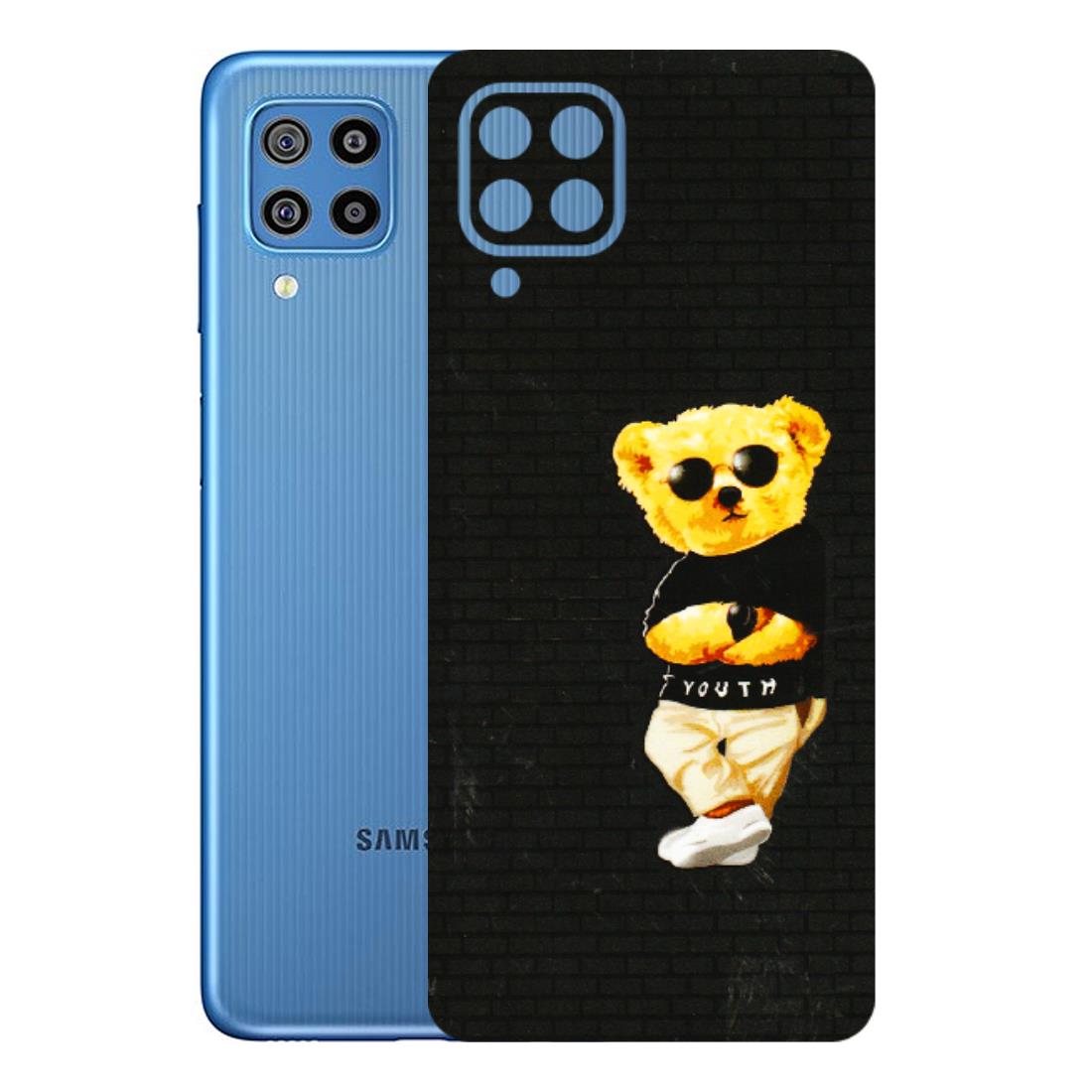 Samsung M/F/Note/Flip and C Phone Skins (All Models) - Classy Teddy Bear - 3D Embossed Finish (L-116) Samsung Galaxy F22
