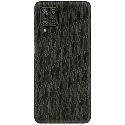 Samsung M/F/Note/Flip and C Phone Skins (All Models) - Black Abstract Pattern - 3D Embossed Finish (L-117) Samsung Galaxy F22