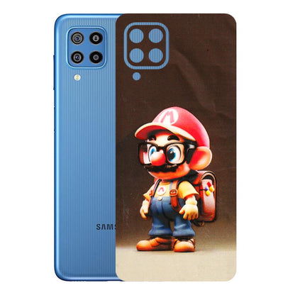 Samsung M/F/Note/Flip and C Phone Skins (All Models) - Little Mario - 3D Embossed Finish (L-119) Samsung Galaxy F22