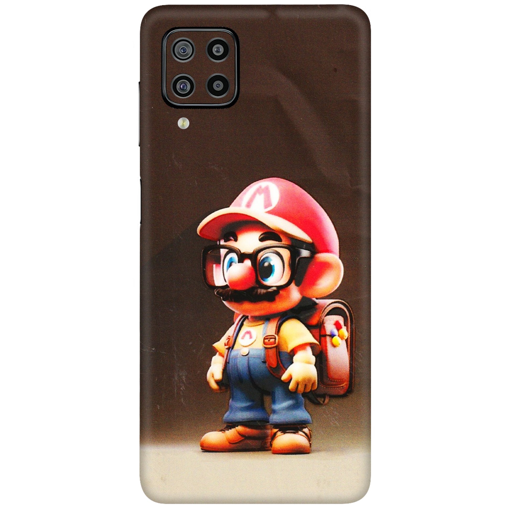 Samsung M/F/Note/Flip and C Phone Skins (All Models) - Little Mario - 3D Embossed Finish (L-119) Samsung Galaxy F22