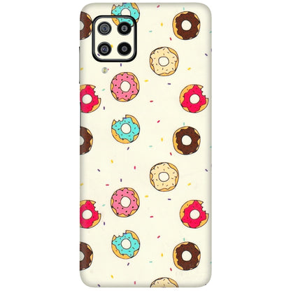 Samsung M/F/Note/Flip and C Phone Skins (All Models) - Mini Donuts Doodle Art - 3D Embossed Finish (L-122) Samsung Galaxy F22