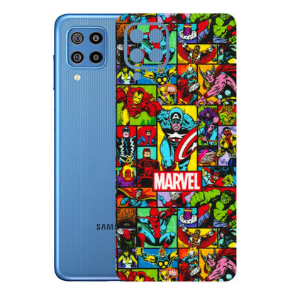 Samsung M/F/Note/Flip and C Phone Skins (All Models) - MARVELOUS Comic Characters - 3D Embossed Finish (L-129) Samsung Galaxy F22