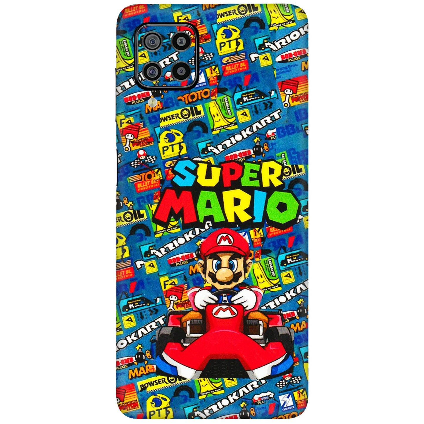 Samsung M/F/Note/Flip and C Phone Skins (All Models) - Super Mario Kart - 3D Embossed Finish (L-140) Samsung Galaxy F22