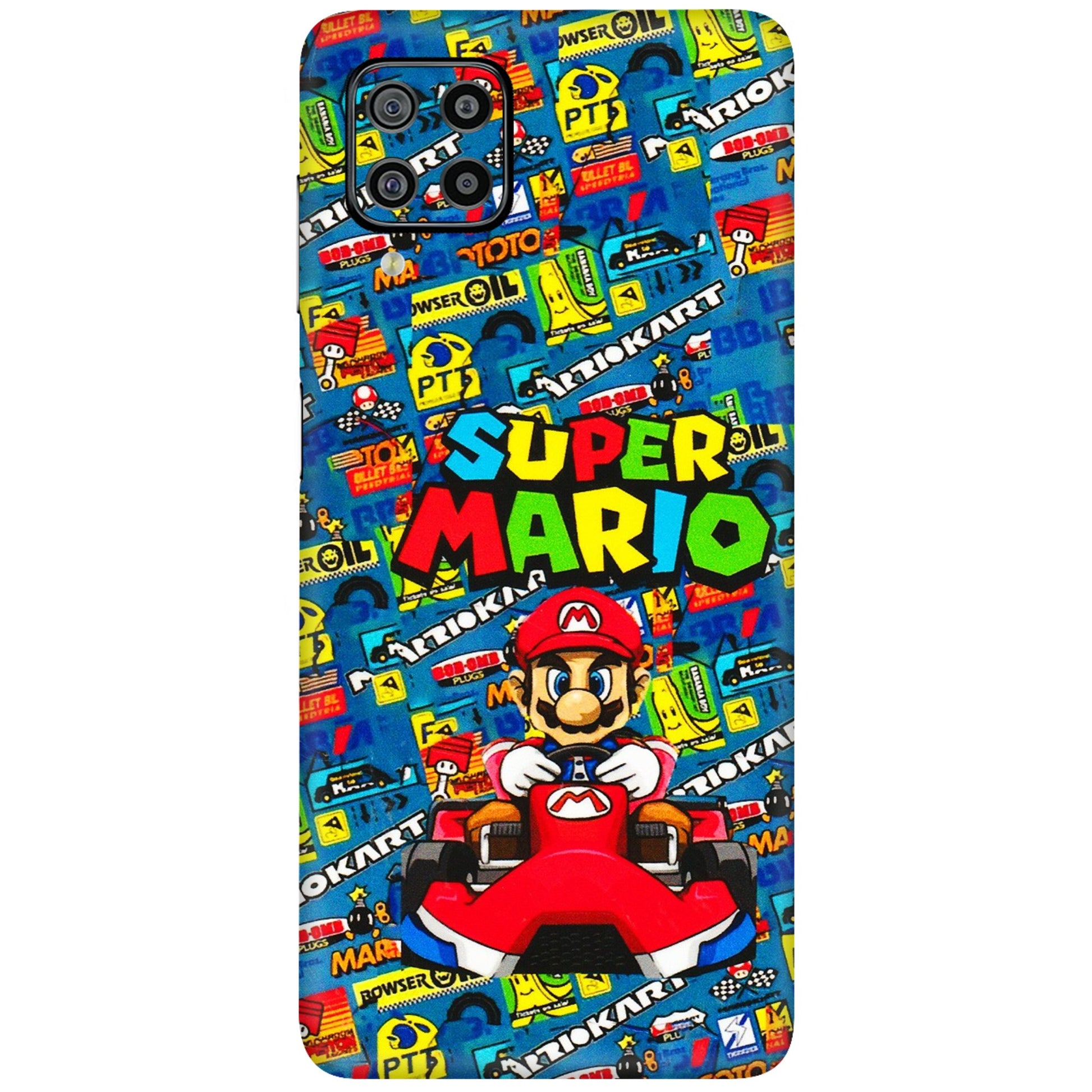 Samsung M/F/Note/Flip and C Phone Skins (All Models) - Super Mario Kart - 3D Embossed Finish (L-140) Samsung Galaxy F22