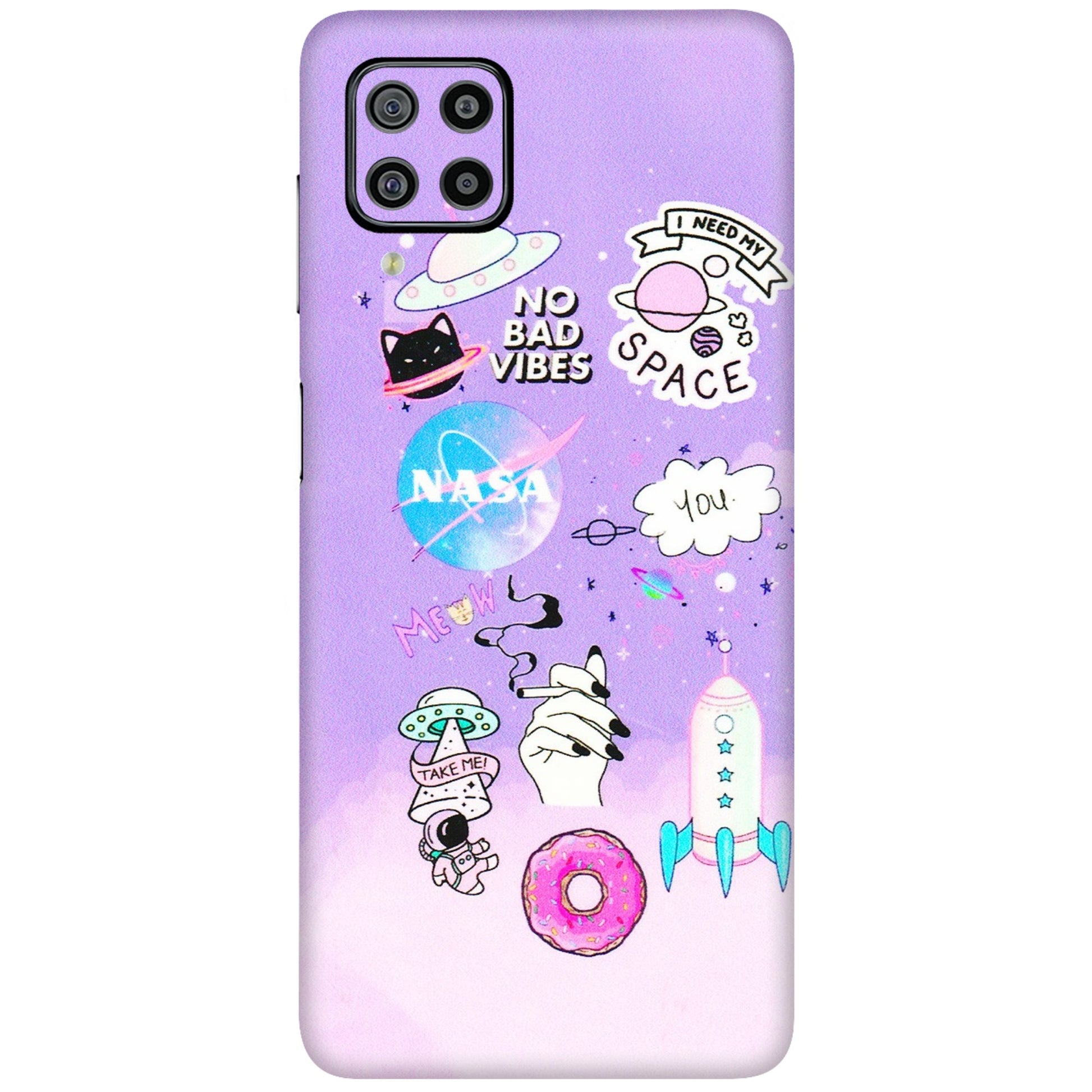 Samsung M/F/Note/Flip and C Phone Skins (All Models) - I Need My Nasa Skin - 3D Embossed Finish (L-149) Samsung Galaxy F22