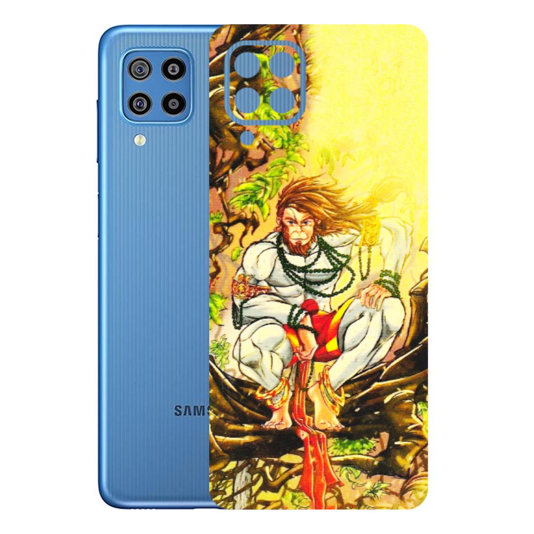 Samsung M/F/Note/Flip and C Phone Skins (All Models) - Lord Hanuman - 3D Embossed Finish (L-152) Samsung Galaxy F22