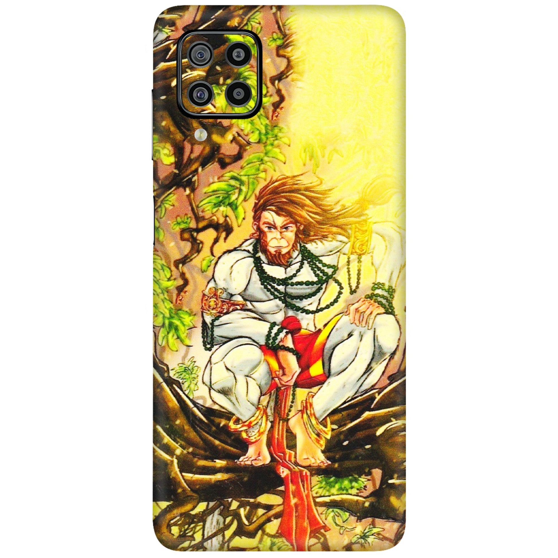 Samsung M/F/Note/Flip and C Phone Skins (All Models) - Lord Hanuman - 3D Embossed Finish (L-152) Samsung Galaxy F22