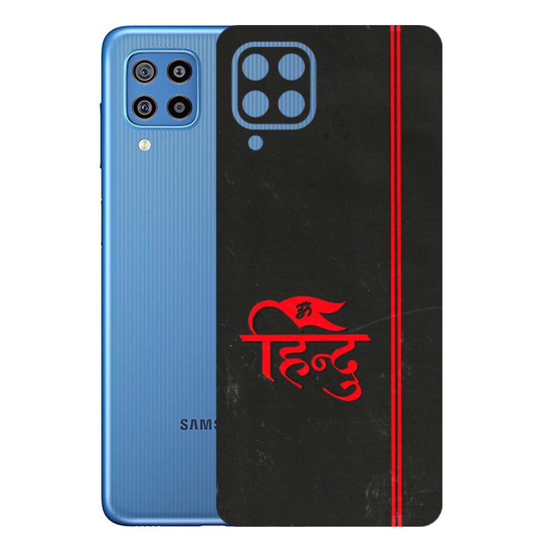 Samsung M/F/Note/Flip and C Phone Skins (All Models) - Hindu Black - 3D Embossed Finish (L-153) Samsung Galaxy F22