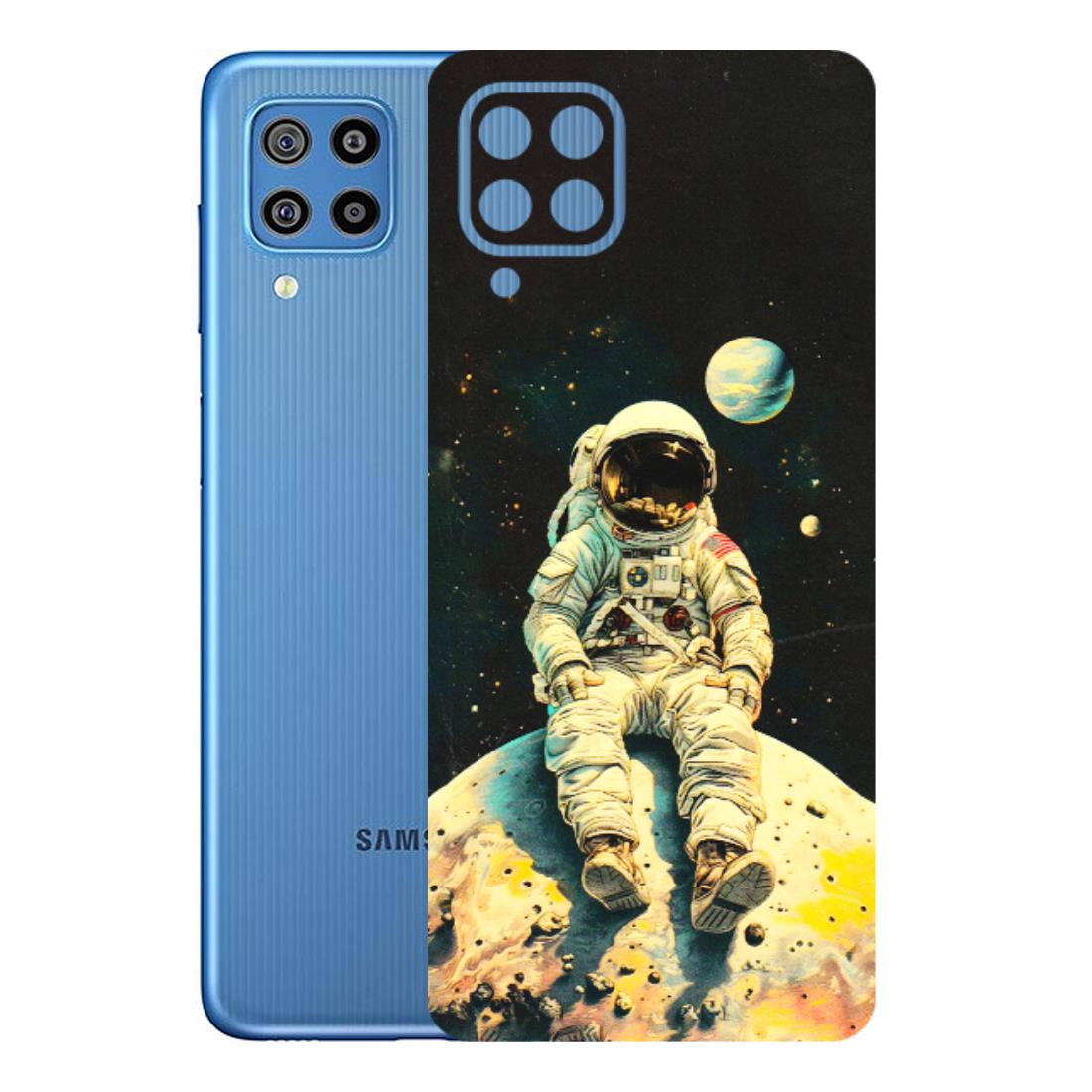 Samsung M/F/Note/Flip and C Phone Skins (All Models) - Astronaut in Space - 3D Embossed Finish (L-16) Samsung Galaxy F22