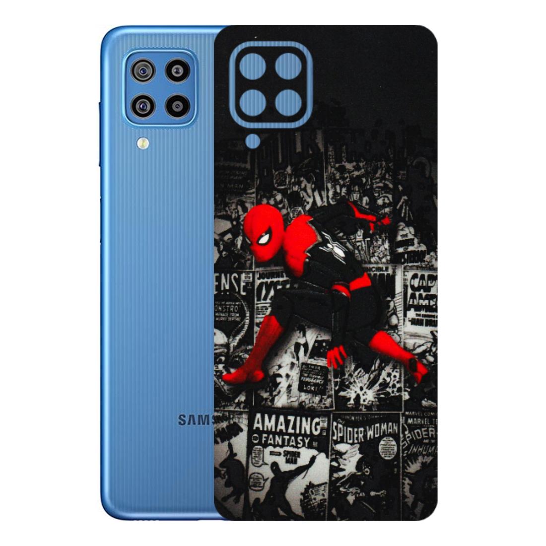 Samsung M/F/Note/Flip and C Phone Skins (All Models) - SpiderMan New - 3D Embossed Finish (L-162) Samsung Galaxy F22