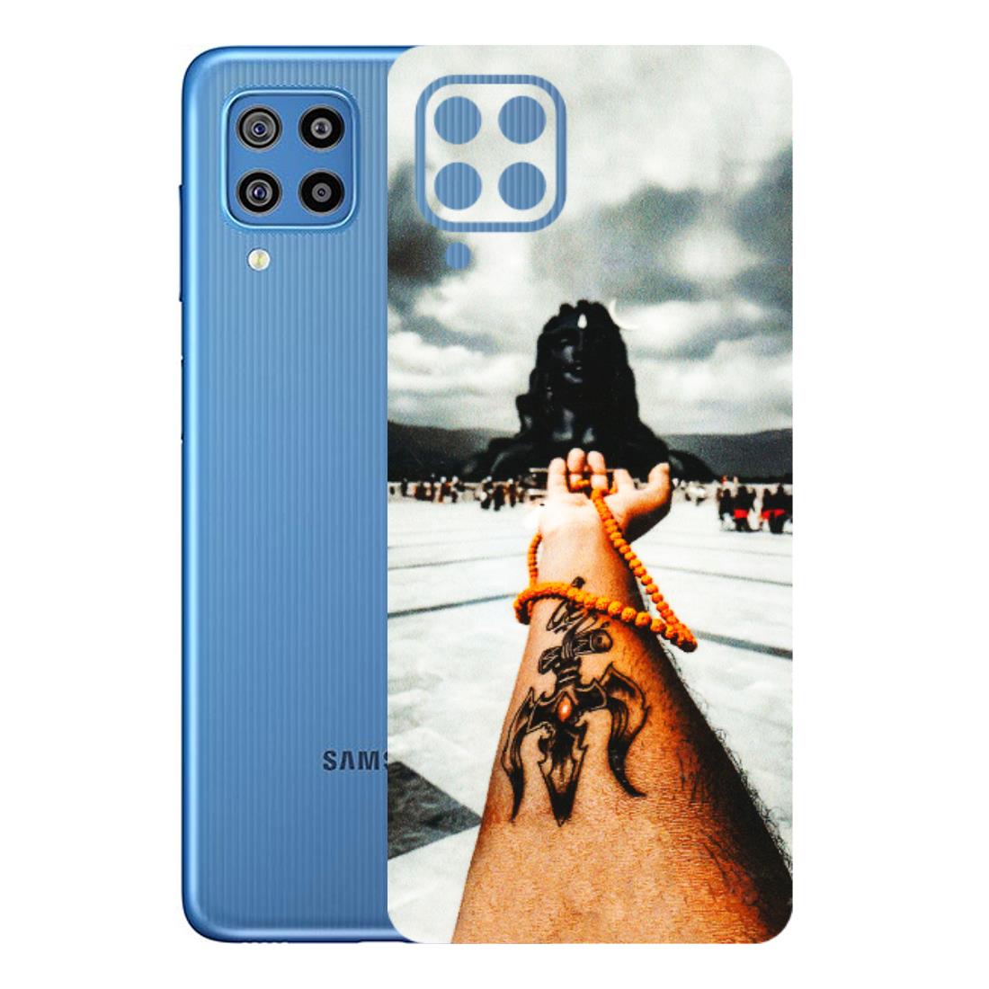 Samsung M/F/Note/Flip and C Phone Skins (All Models) - Jai Adiyogi Mahakaal - 3D Embossed Finish (L-164) Samsung Galaxy F22