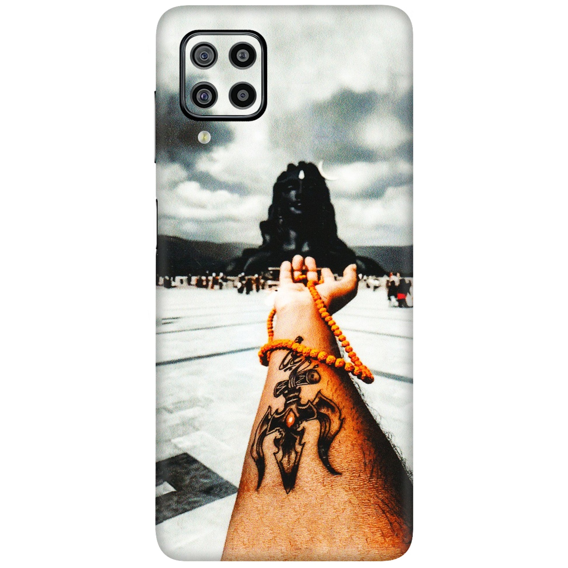 Samsung M/F/Note/Flip and C Phone Skins (All Models) - Jai Adiyogi Mahakaal - 3D Embossed Finish (L-164) Samsung Galaxy F22