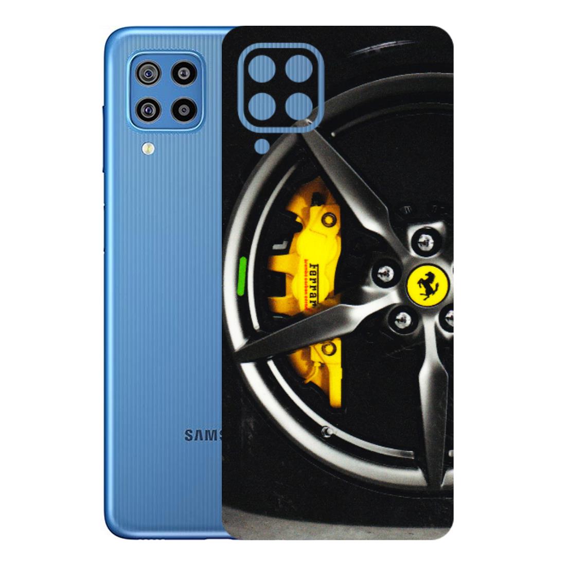 Samsung M/F/Note/Flip and C Phone Skins (All Models) - Ferrari Wheel Alloy - 3D Embossed Finish (L-173) Samsung Galaxy F22