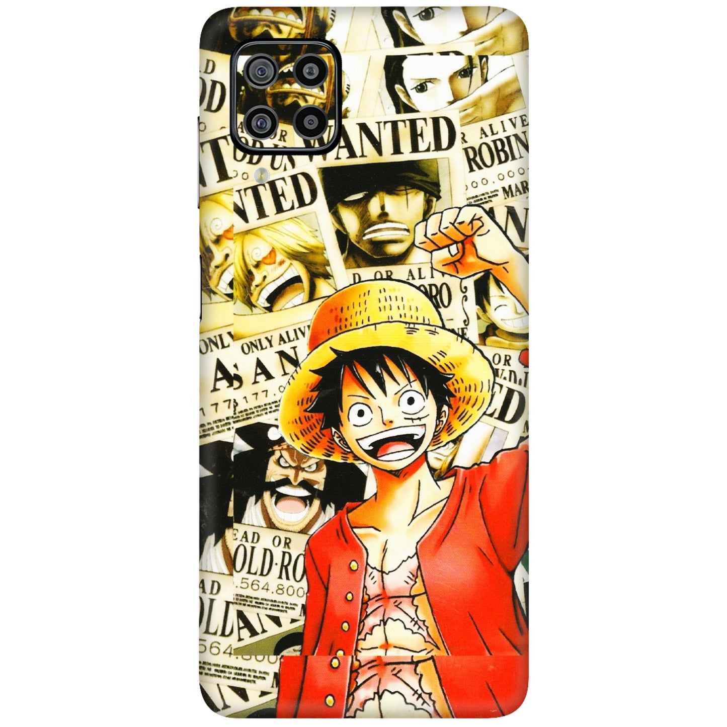 Samsung M/F/Note/Flip and C Phone Skins (All Models) - Luffy Anime - 3D Embossed Finish (L-177) Samsung Galaxy F22