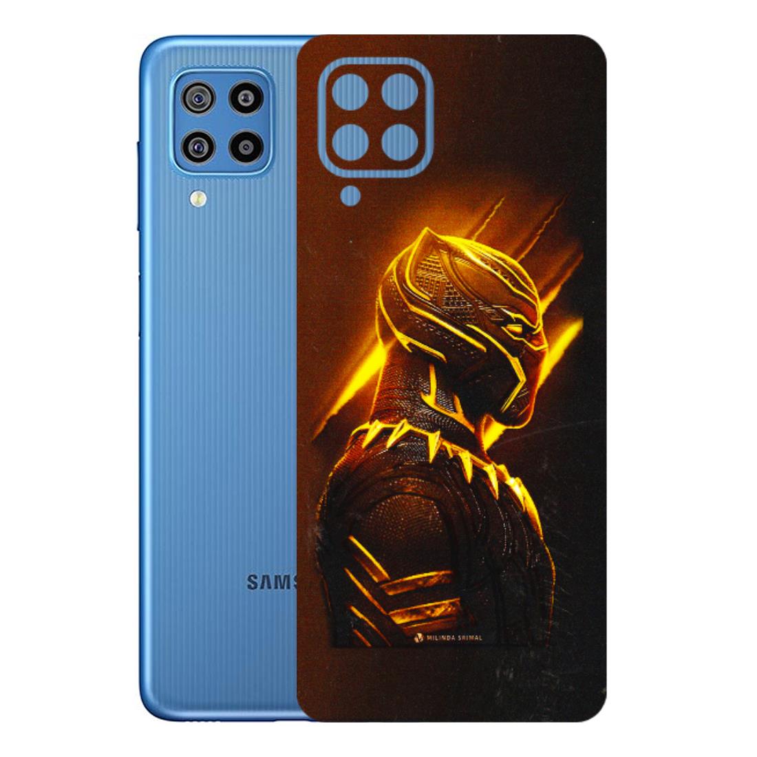 Samsung M/F/Note/Flip and C Phone Skins (All Models) - Gold Black Panther - 3D Embossed Finish (L-181) Samsung Galaxy F22