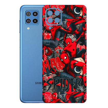Samsung M/F/Note/Flip and C Phone Skins (All Models) - SpiderMan Cool - 3D Embossed Finish (L-188) Samsung Galaxy F22