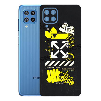 Samsung M/F/Note/Flip and C Phone Skins (All Models) - Anti Social Graffiti - 3D Embossed Finish (L-198) Samsung Galaxy F22