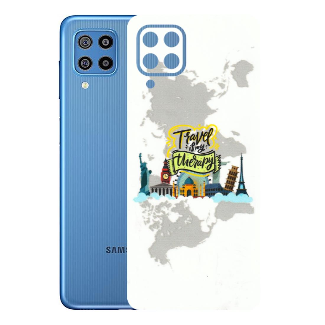 Samsung M/F/Note/Flip and C Phone Skins (All Models) - Travel Therapy - 3D Embossed Finish (L-199) Samsung Galaxy F22