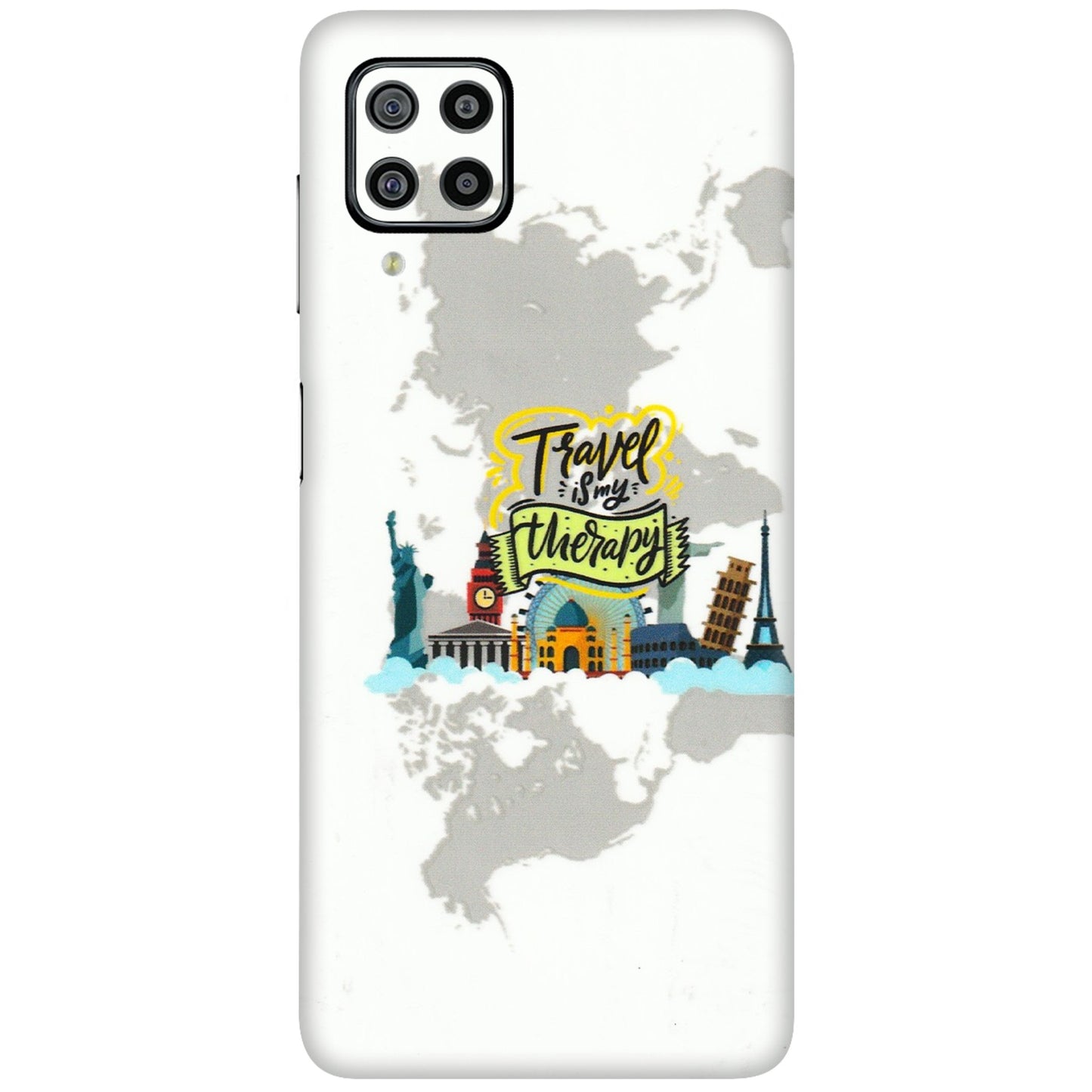 Samsung M/F/Note/Flip and C Phone Skins (All Models) - Travel Therapy - 3D Embossed Finish (L-199) Samsung Galaxy F22