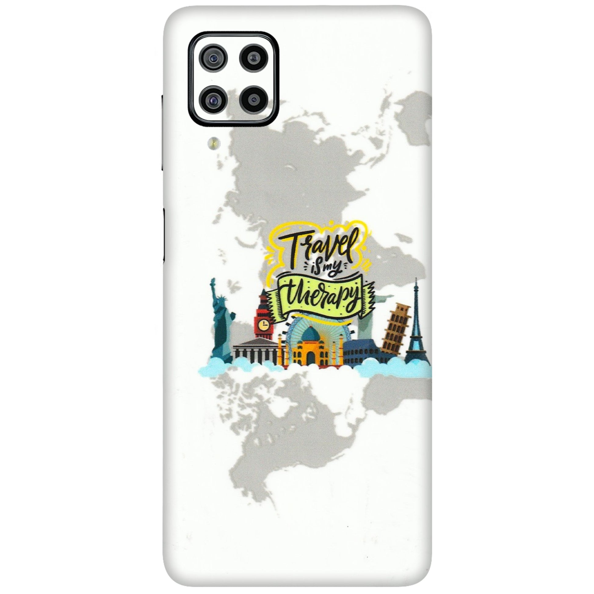 Samsung M/F/Note/Flip and C Phone Skins (All Models) - Travel Therapy - 3D Embossed Finish (L-199) Samsung Galaxy F22