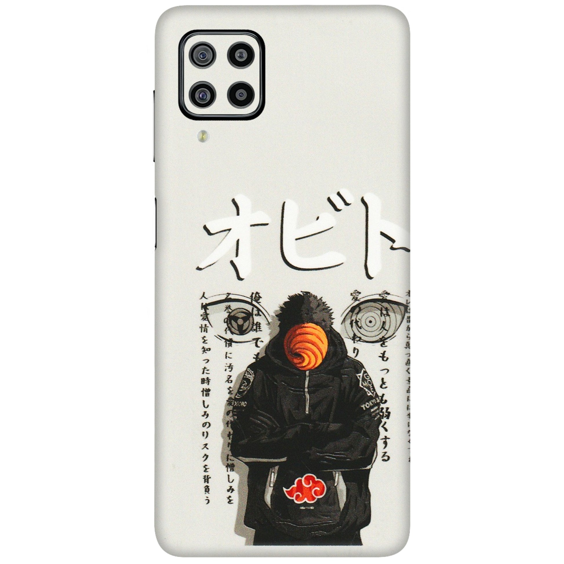 Samsung M/F/Note/Flip and C Phone Skins (All Models) - Obito Anime Eye - 3D Embossed Finish (L-19) Samsung Galaxy F22