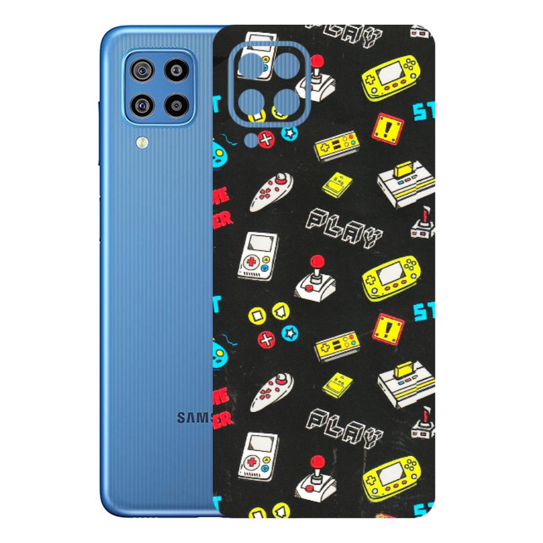 Samsung M/F/Note/Flip and C Phone Skins (All Models) - Gaming Doodles - 3D Embossed Finish (L-224) Samsung Galaxy F22