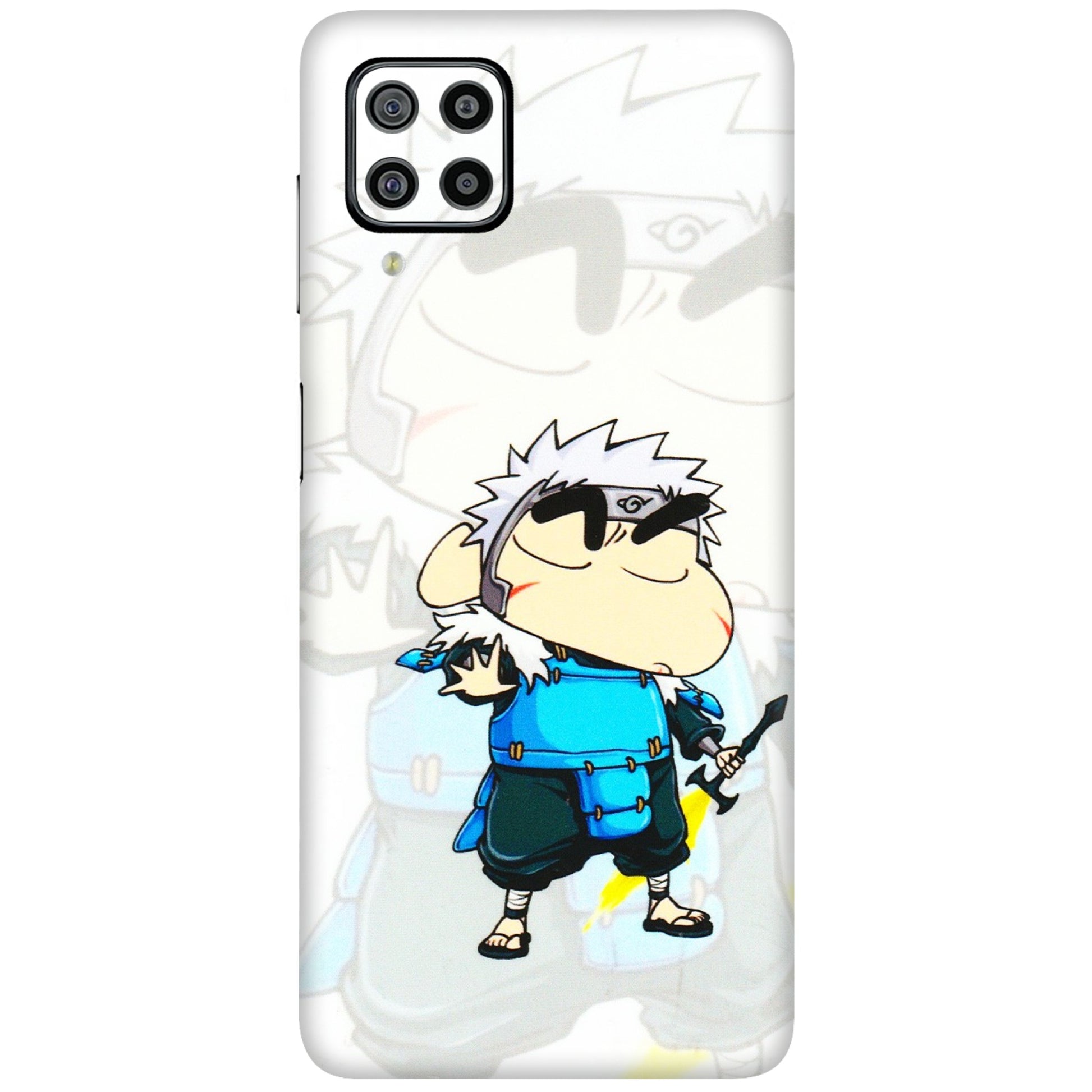 Samsung M/F/Note/Flip and C Phone Skins (All Models) - Angry Young Shinchan - 3D Embossed Finish (L-226) Samsung Galaxy F22