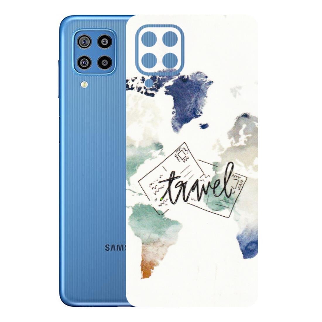 Samsung M/F/Note/Flip and C Phone Skins (All Models) - Travel The World - 3D Embossed Finish (L-232) Samsung Galaxy F22