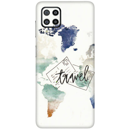 Samsung M/F/Note/Flip and C Phone Skins (All Models) - Travel The World - 3D Embossed Finish (L-232) Samsung Galaxy F22