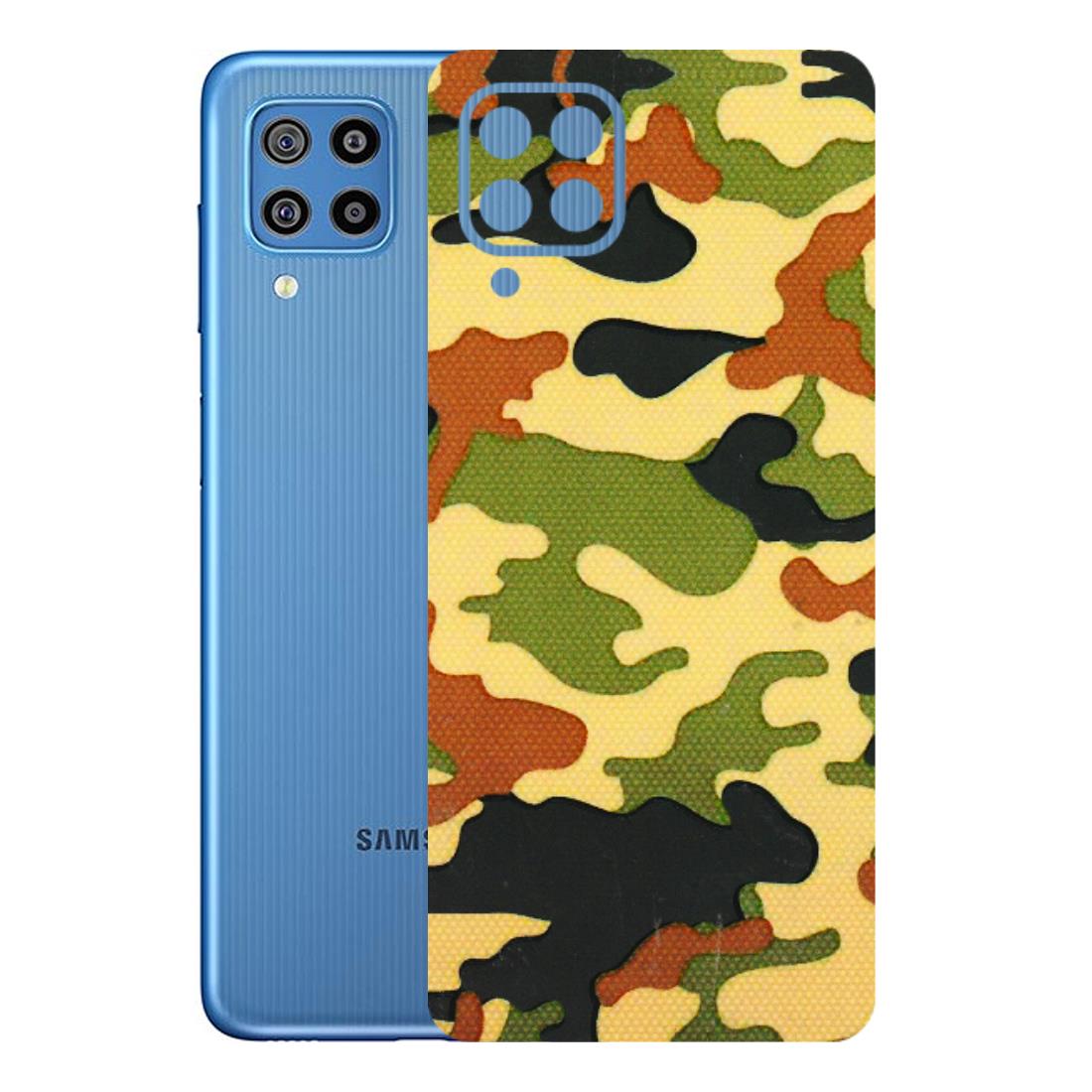 Samsung M/F/Note/Flip and C Phone Skins (All Models) - Indian Military - 3D Embossed Finish (L-234) Samsung Galaxy F22