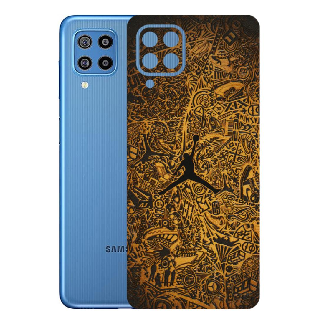 Samsung M/F/Note/Flip and C Phone Skins (All Models) - Premium Gold Basketball Player - 3D Embossed Finish (L-236) Samsung Galaxy F22