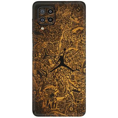 Samsung M/F/Note/Flip and C Phone Skins (All Models) - Premium Gold Basketball Player - 3D Embossed Finish (L-236) Samsung Galaxy F22