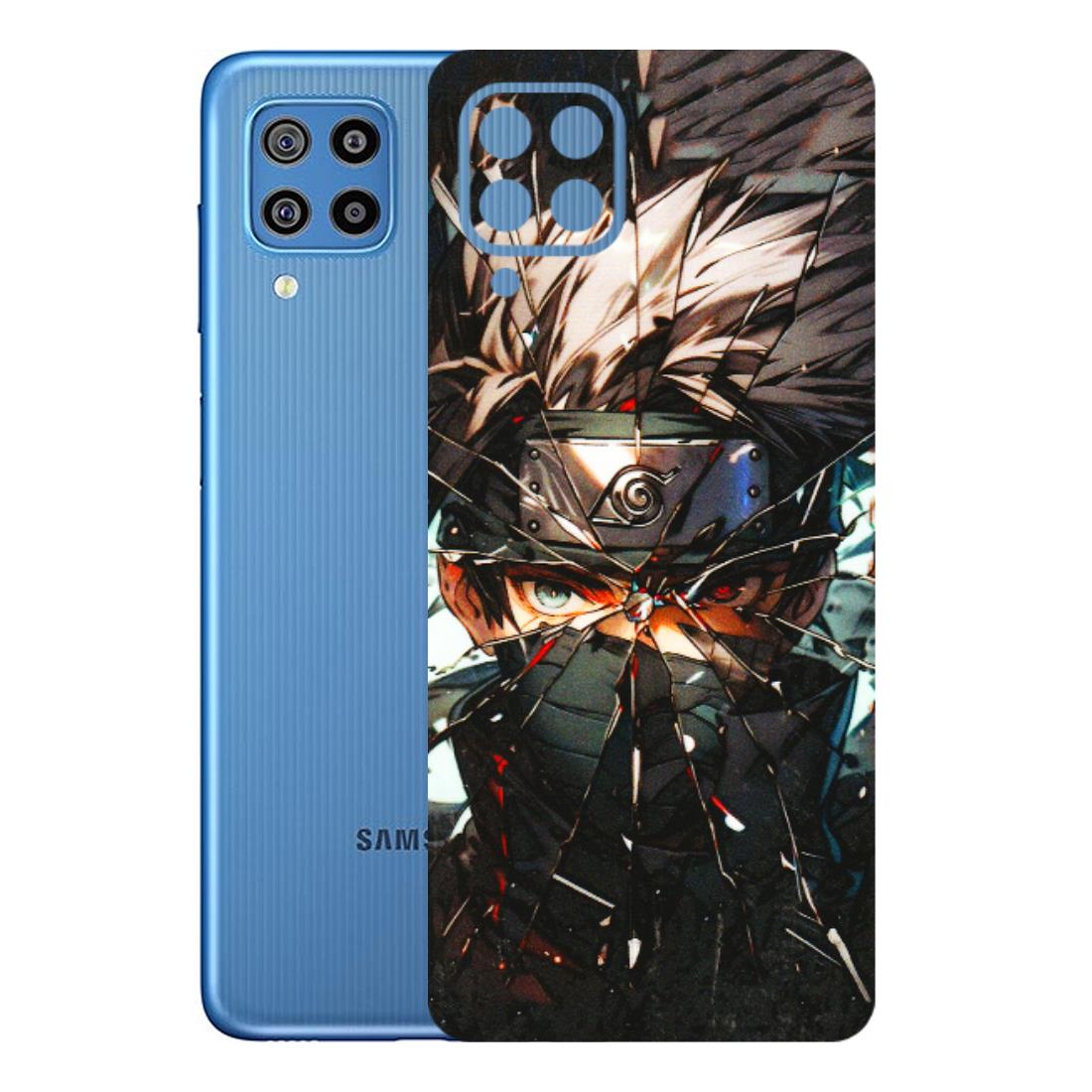 Samsung M/F/Note/Flip and C Phone Skins (All Models) - Kakashi Shattered Glass Effect - 3D Embossed Finish (L-237) Samsung Galaxy F22