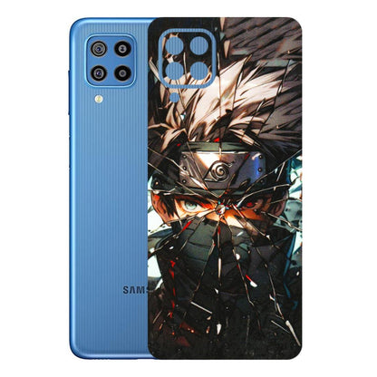 Samsung M/F/Note/Flip and C Phone Skins (All Models) - Kakashi Shattered Glass Effect - 3D Embossed Finish (L-237) Samsung Galaxy F22