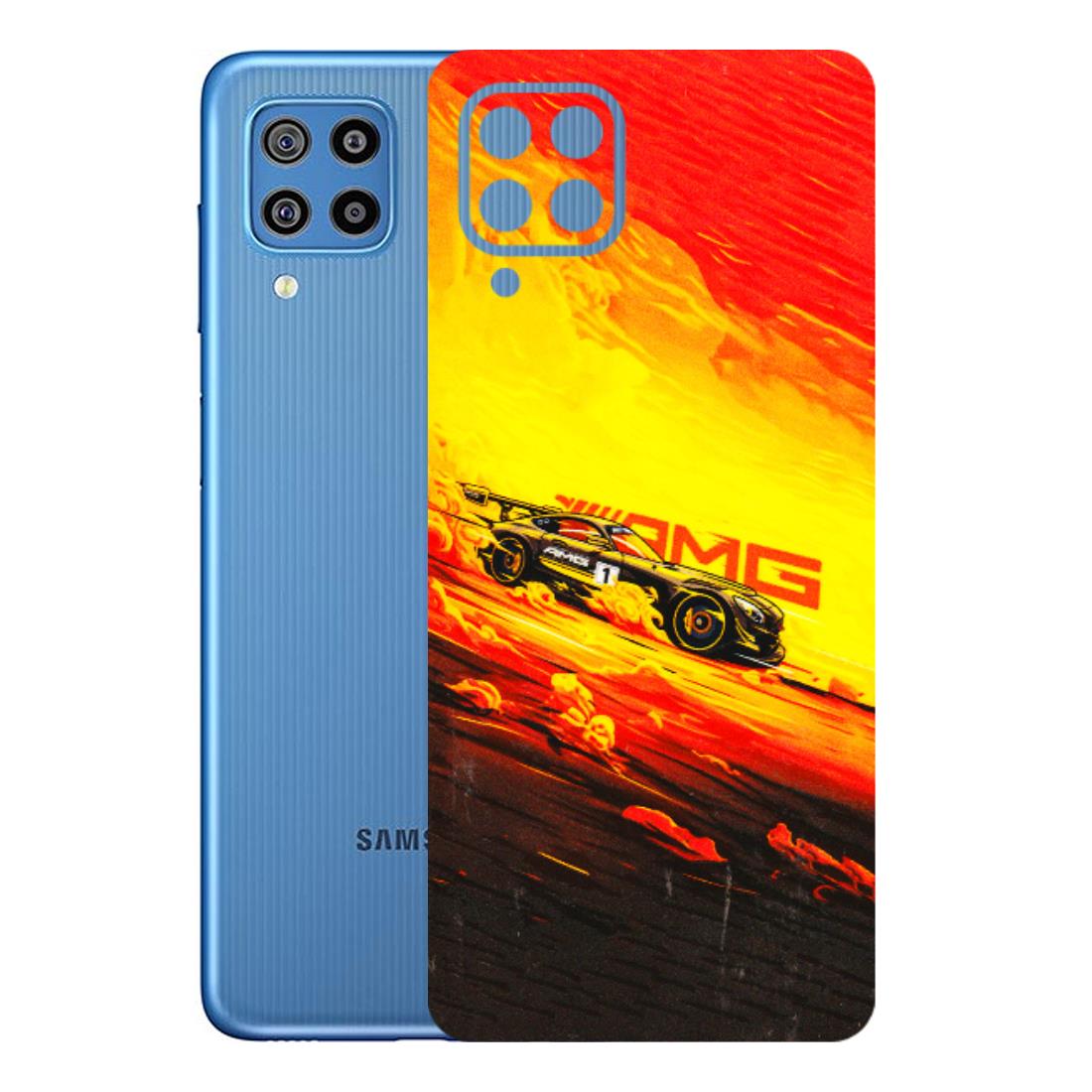 Samsung M/F/Note/Flip and C Phone Skins (All Models) - AMG Car Speed Cover - 3D Embossed Finish (L-256) Samsung Galaxy F22