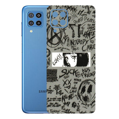Samsung M/F/Note/Flip and C Phone Skins (All Models) - Never Have Love Anime - 3D Embossed Finish (L-260) Samsung Galaxy F22