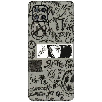 Samsung M/F/Note/Flip and C Phone Skins (All Models) - Never Have Love Anime - 3D Embossed Finish (L-260) Samsung Galaxy F22