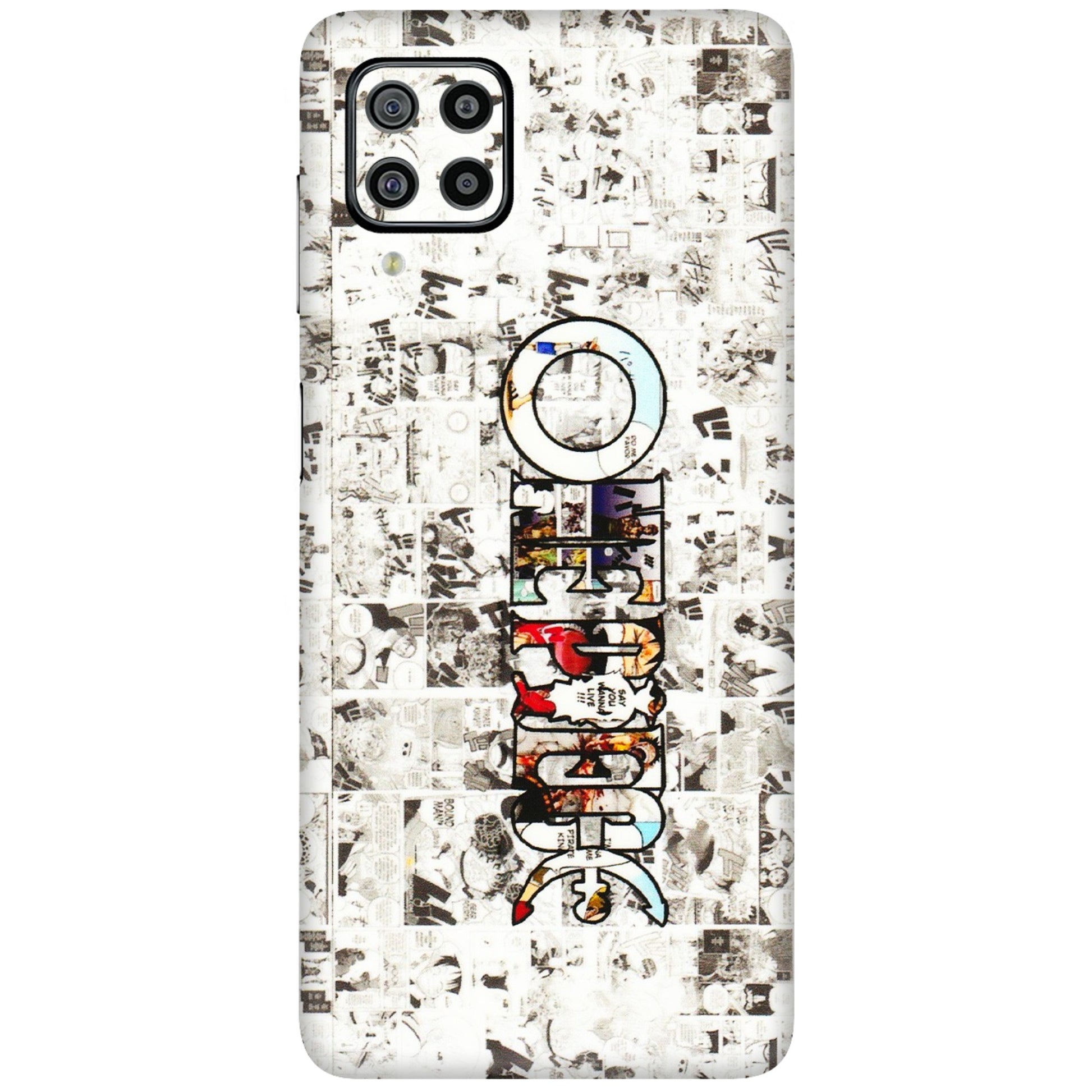 Samsung M/F/Note/Flip and C Phone Skins (All Models) - One Piece Manga - 3D Embossed Finish (L-26) Samsung Galaxy F22