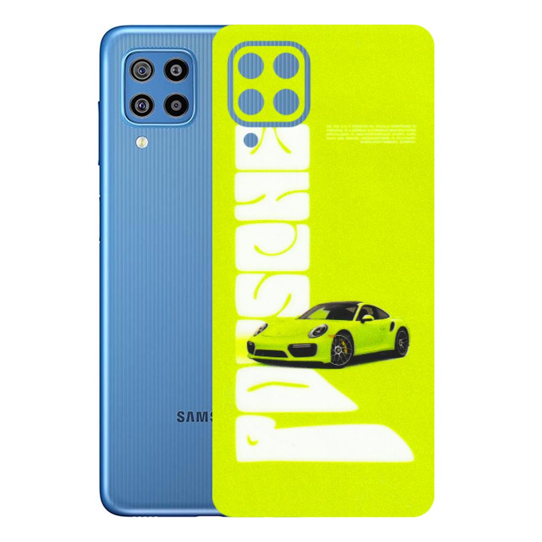 Samsung M/F/Note/Flip and C Phone Skins (All Models) - Lime Green Porche - 3D Embossed Finish (L-30) Samsung Galaxy F22