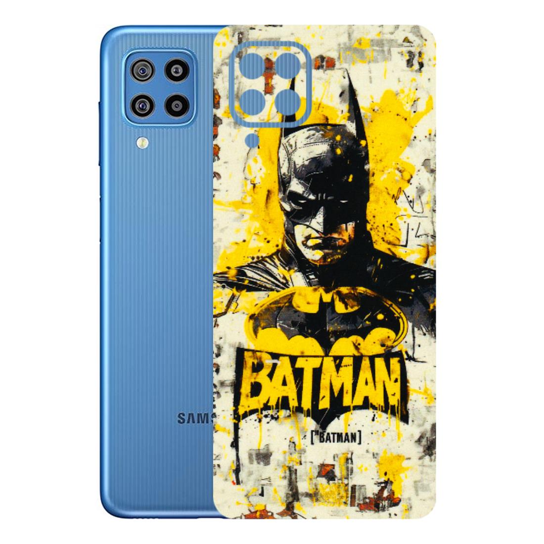 Samsung M/F/Note/Flip and C Phone Skins (All Models) - Batman Yellow BT - 3D Embossed Finish (L-304) Samsung Galaxy F22