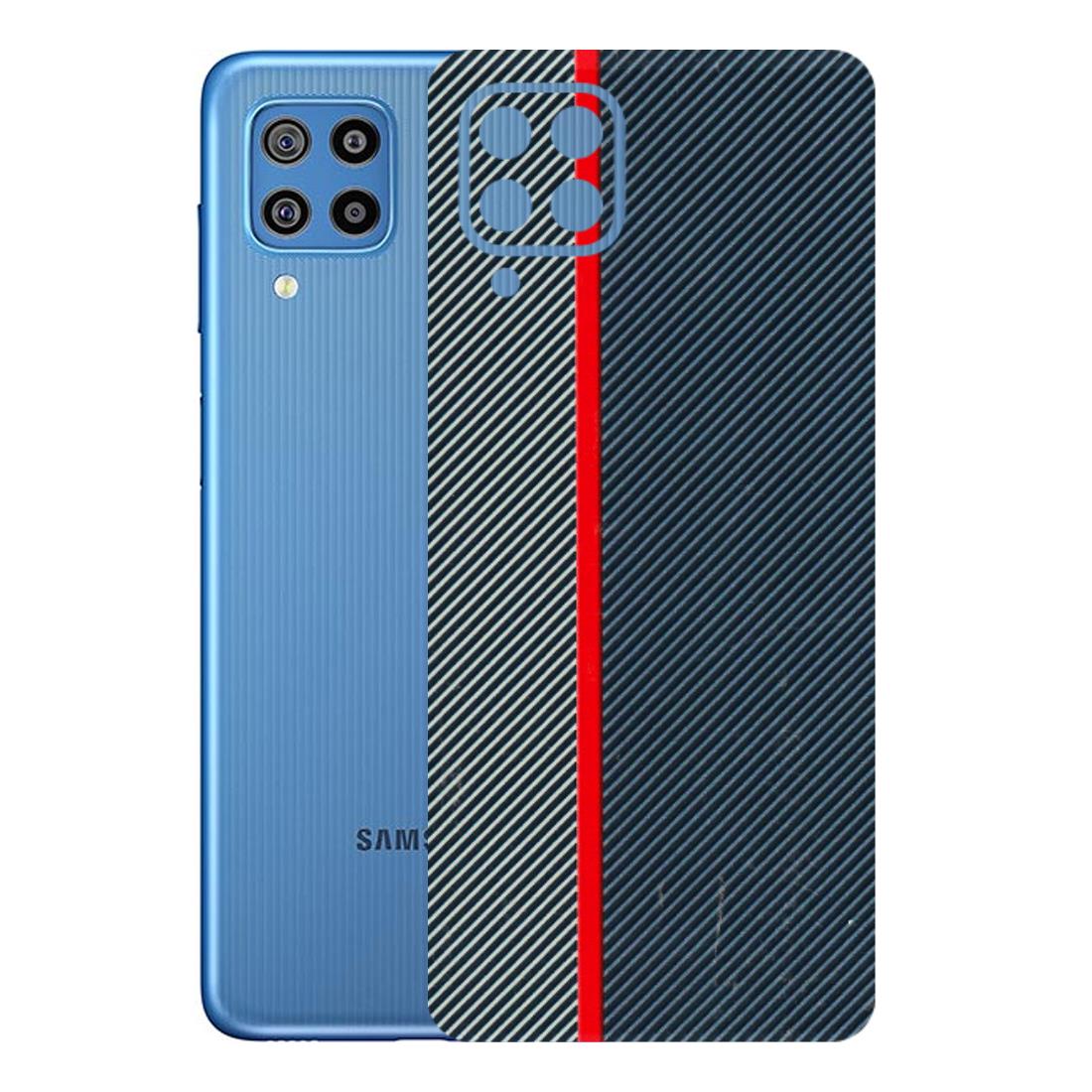 Samsung M/F/Note/Flip and C Phone Skins (All Models) - Blue Sober Lines - 3D Embossed Finish (L-305) Samsung Galaxy F22