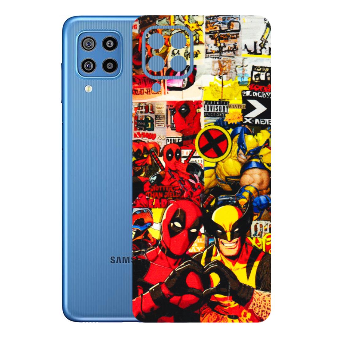 Samsung M/F/Note/Flip and C Phone Skins (All Models) - Spidy Wolverine - 3D Embossed Finish (L-310) Samsung Galaxy F22