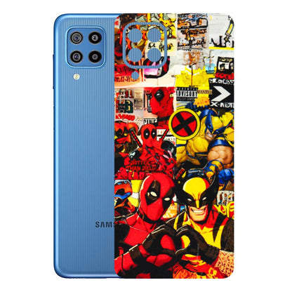 Samsung M/F/Note/Flip and C Phone Skins (All Models) - Spidy Wolverine - 3D Embossed Finish (L-310) Samsung Galaxy F22