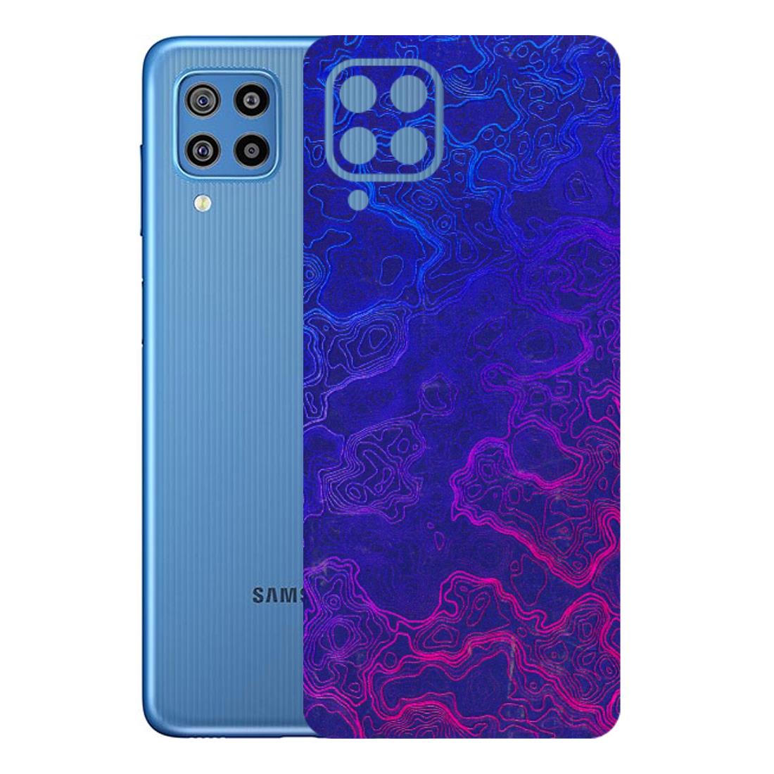 Samsung M/F/Note/Flip and C Phone Skins (All Models) - Purple Ripples Swirl - 3D Embossed Finish (L-314) Samsung Galaxy F22