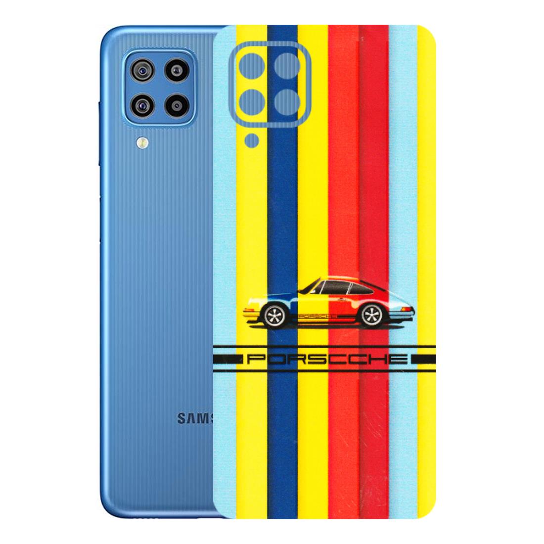 Samsung M/F/Note/Flip and C Phone Skins (All Models) - Multicolour Porche - 3D Embossed Finish (L-39) Samsung Galaxy F22