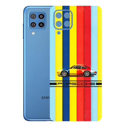 Samsung M/F/Note/Flip and C Phone Skins (All Models) - Multicolour Porche - 3D Embossed Finish (L-39) Samsung Galaxy F22